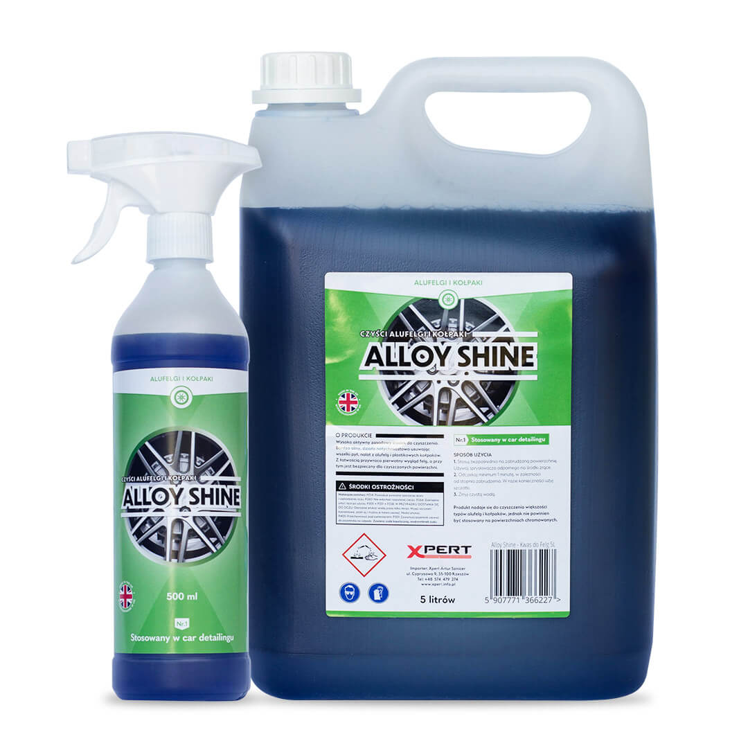 Alloy Shine, Kwas do alufelg i kołpaków (500 ml, 5 litrów)